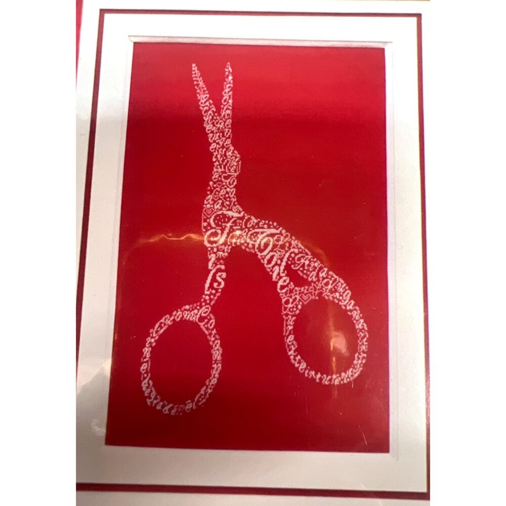 Words Around A Theme Cross Stitch Pattern - Stitching Scissors Design France